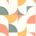 Look Around Multicolour geometric wallpaper