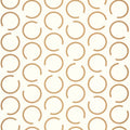 Around the Clock White Gold geometric wallpaper