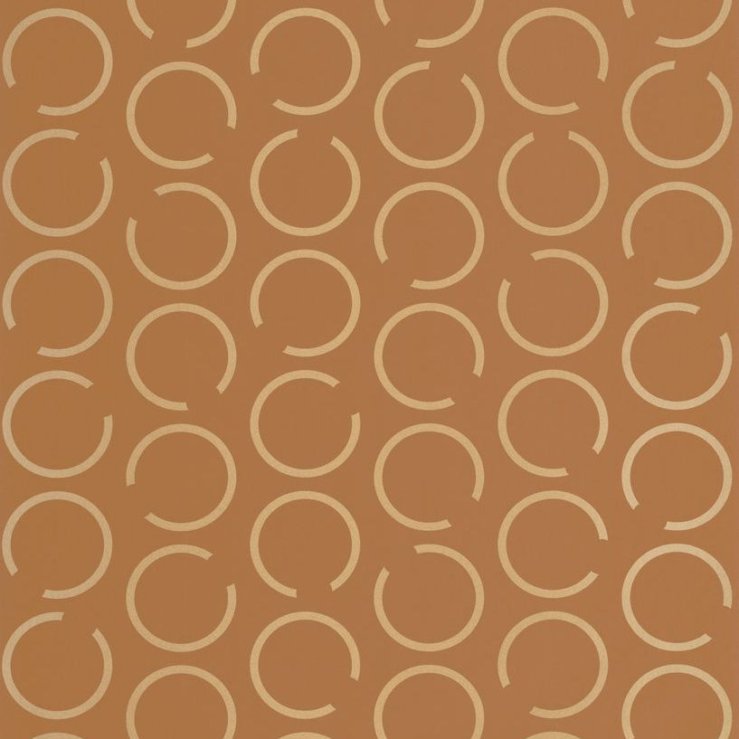 Around the Clock Camel Gold geometric wallpaper