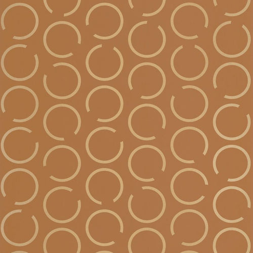 Around the Clock Camel Gold geometric wallpaper