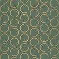 Around the Clock Khaki Gold geometric wallpaper