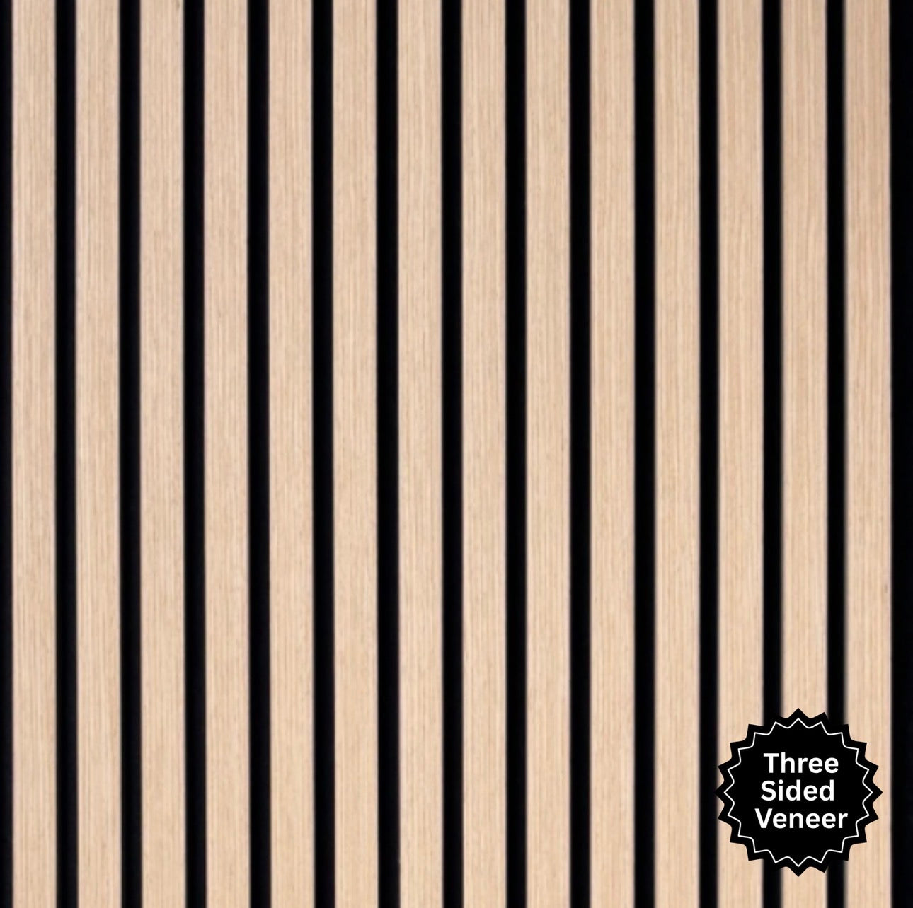 Light Oak Acoustic slat wall panel