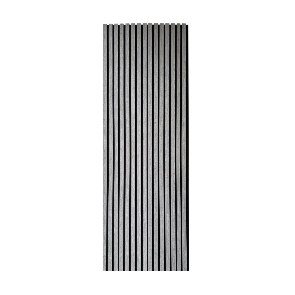 Silver Acoustic slat wall panel