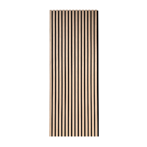 Light Oak Acoustic slat wall panel
