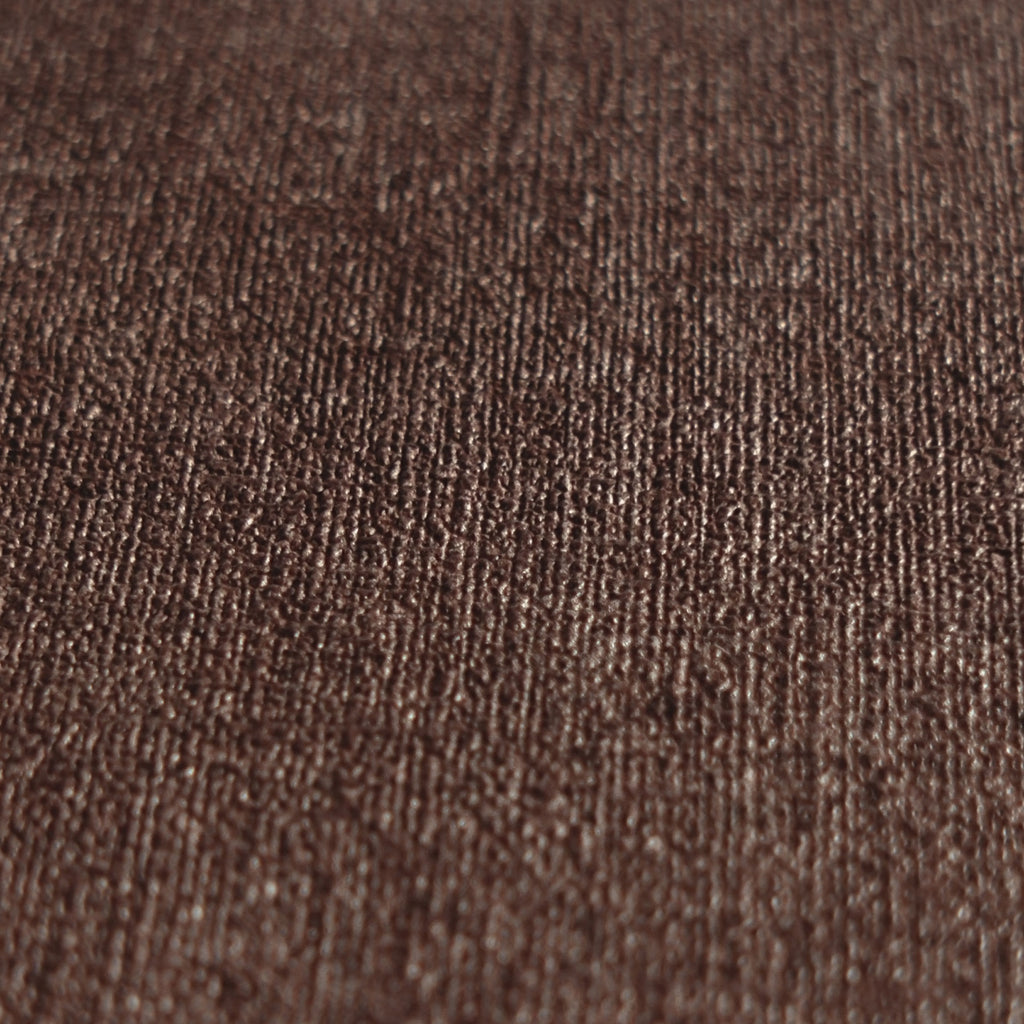 Disi - Brown Plain Damask Wallpaper