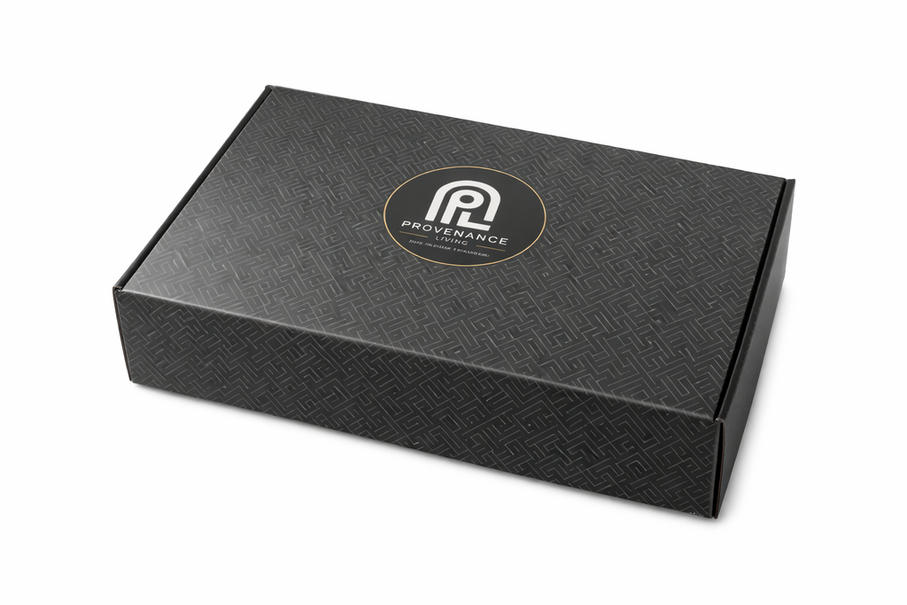 Acoustic panel sample boxes walnut oak grey and black