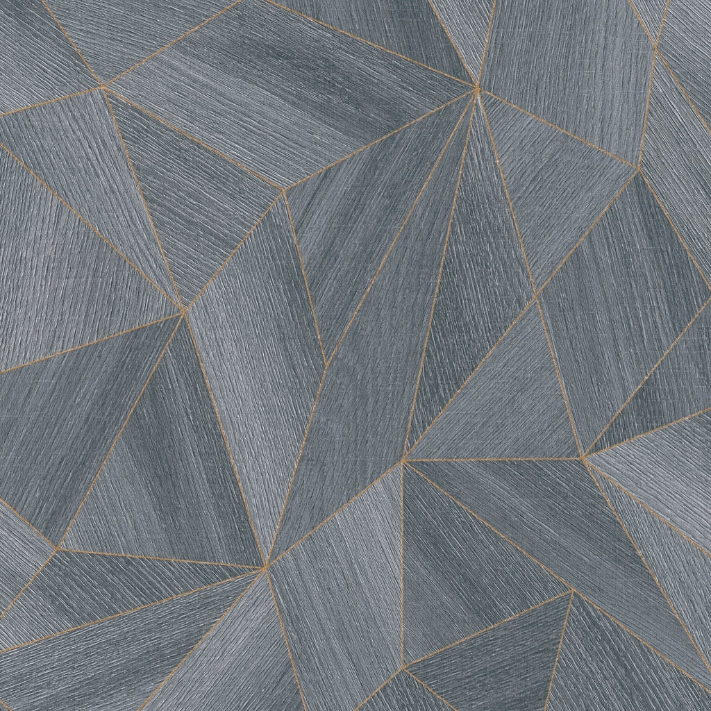 Geometric pattern grey wallpaper