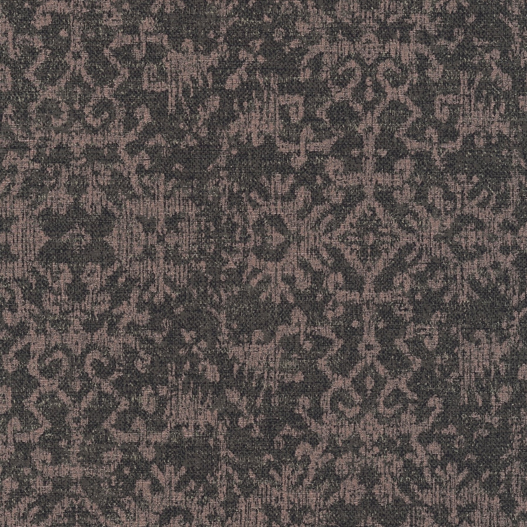 Black and bronze wallpaper