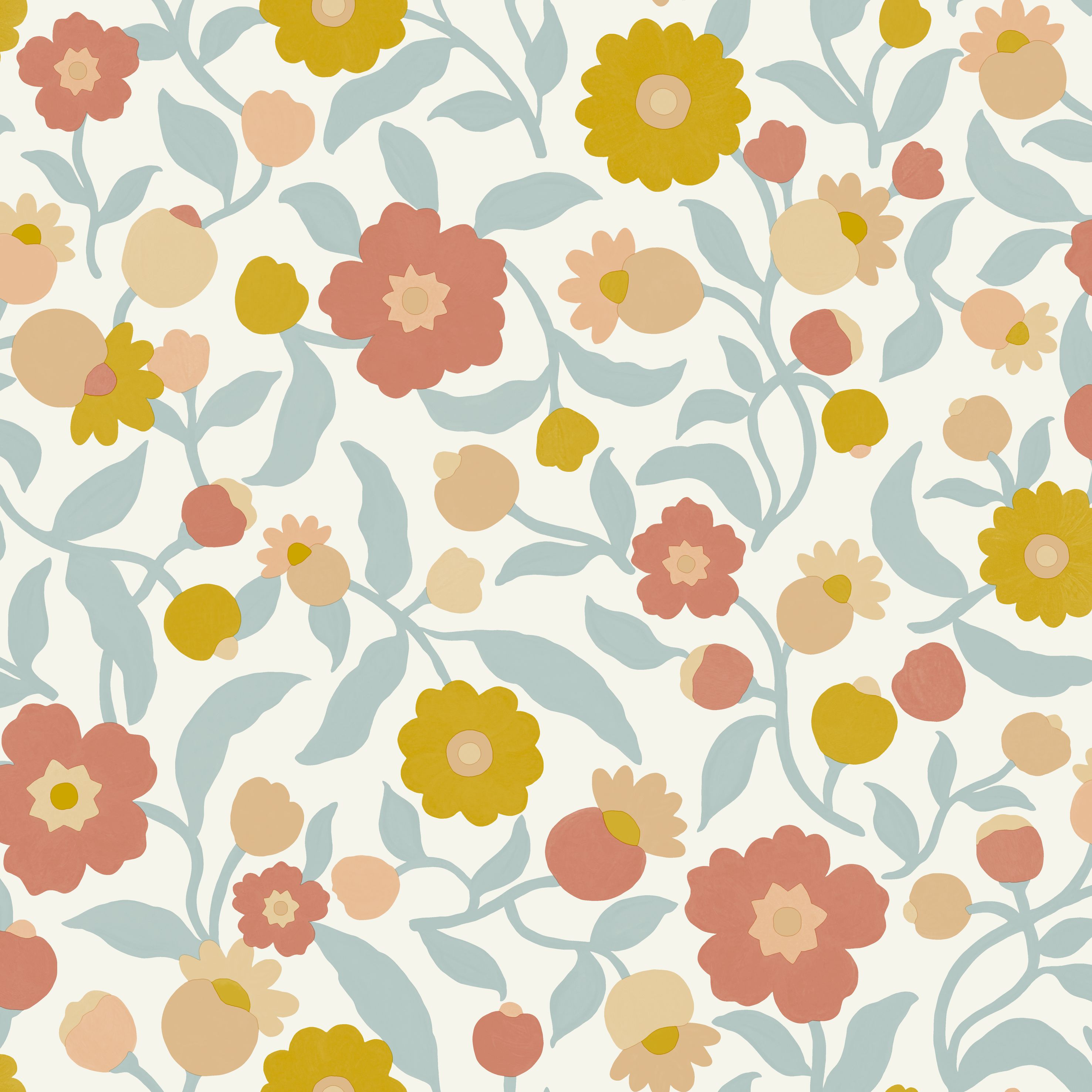 Capucine - Blue Wallpaper