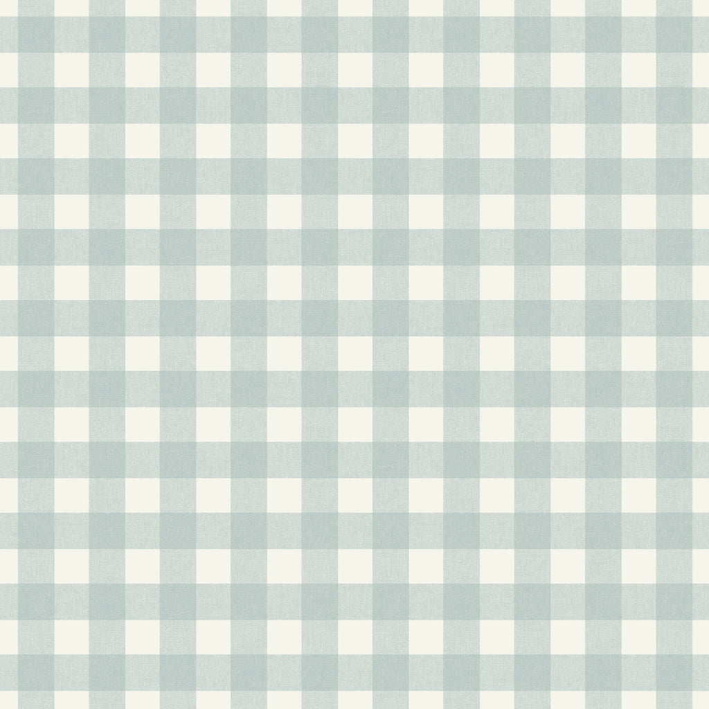 Victoria - Blue Plaid Wallpaper
