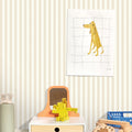 Marshmallow - Beige Stripe Wallpaper