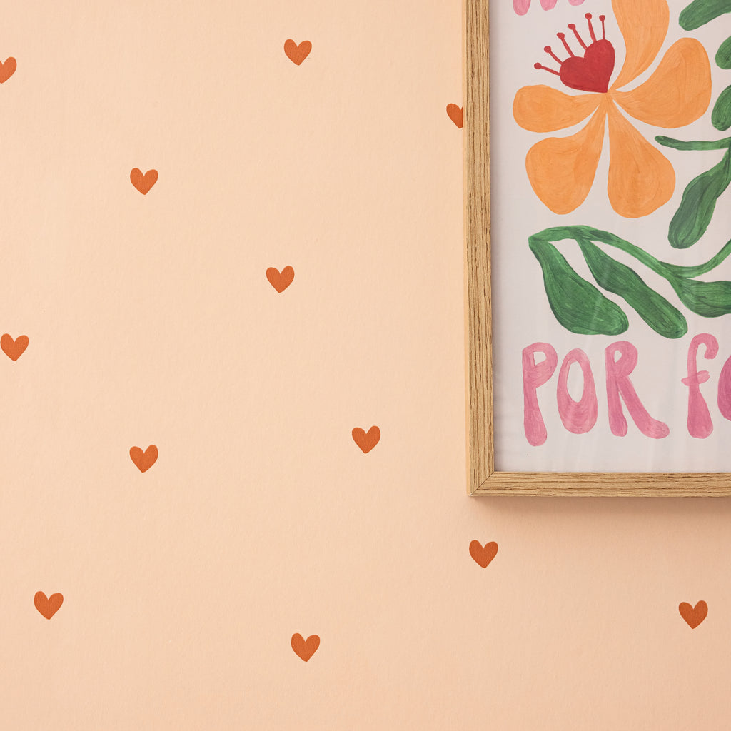 Sweet Hearts - Red and Pink Wallpaper