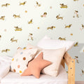 Teckel Animal Theme Rose kids wallpaper