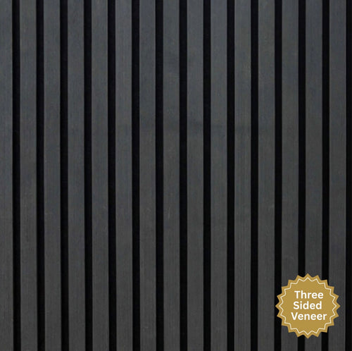 Dark Ebony Acoustic slat wall panel