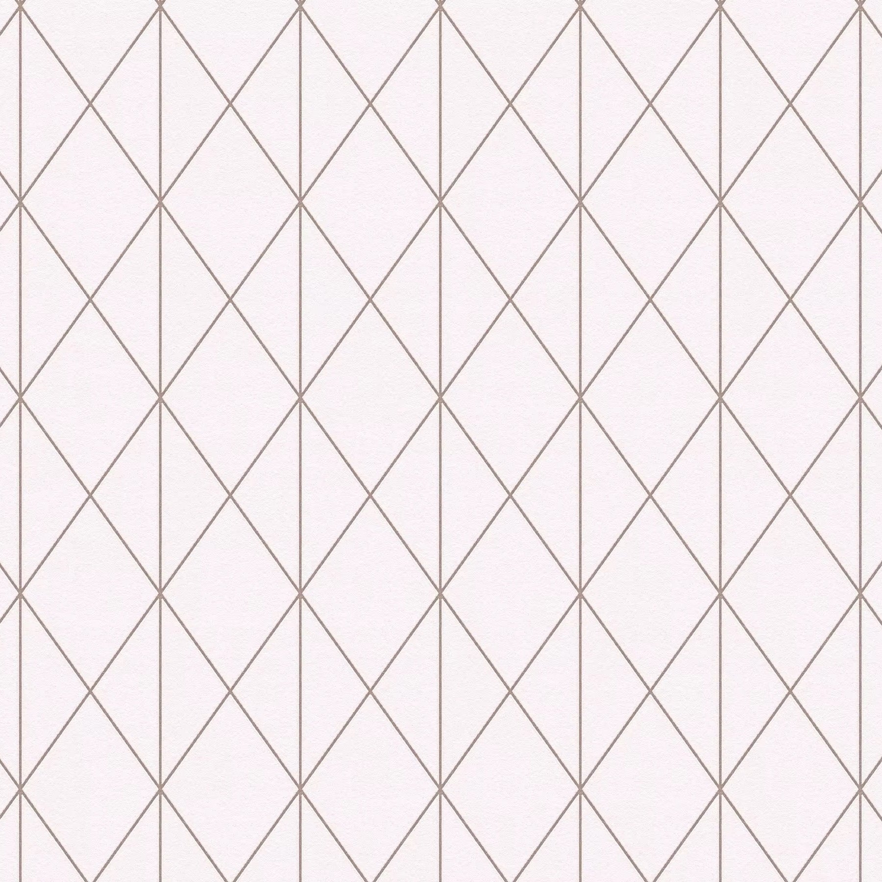 Geometric diamond pattern pink wallpaper