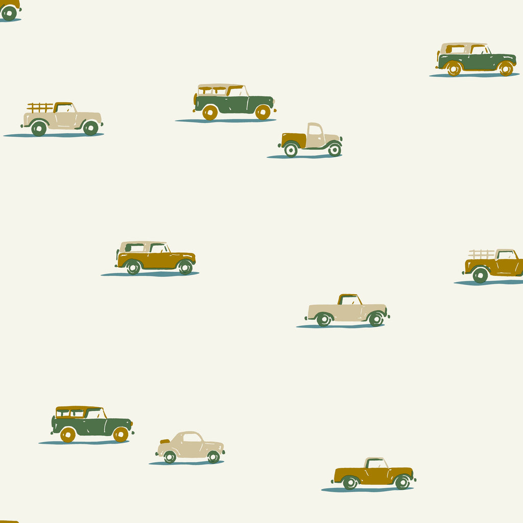 Pick Up - Green and Yellow Wallpaper
