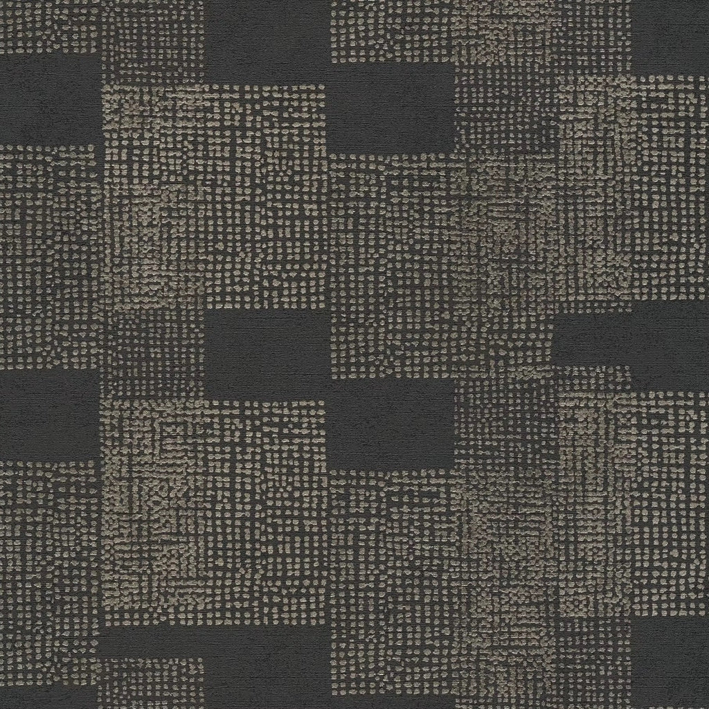 Pattern black and gold wallpaper