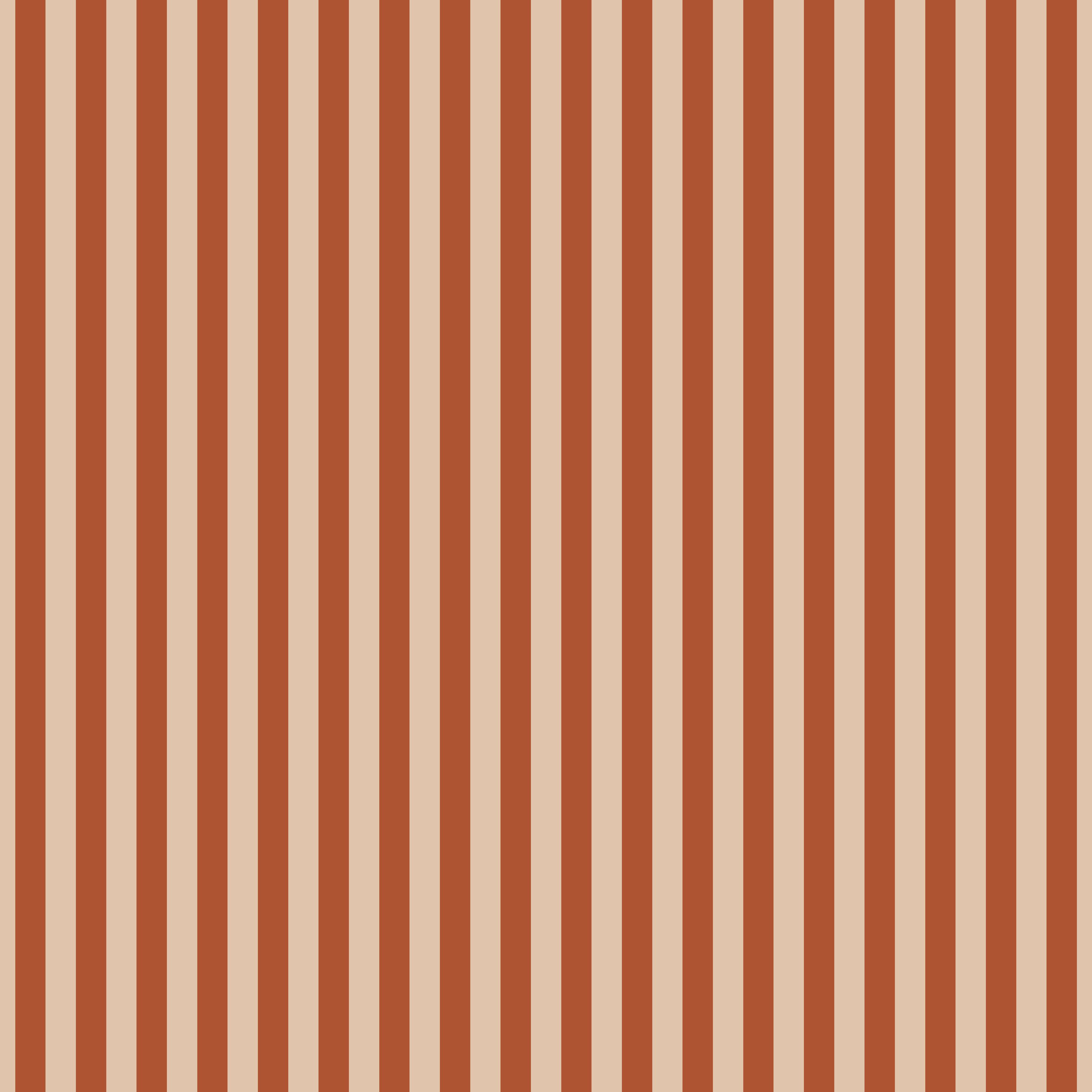 Marshmallow - Red Stripe Wallpaper