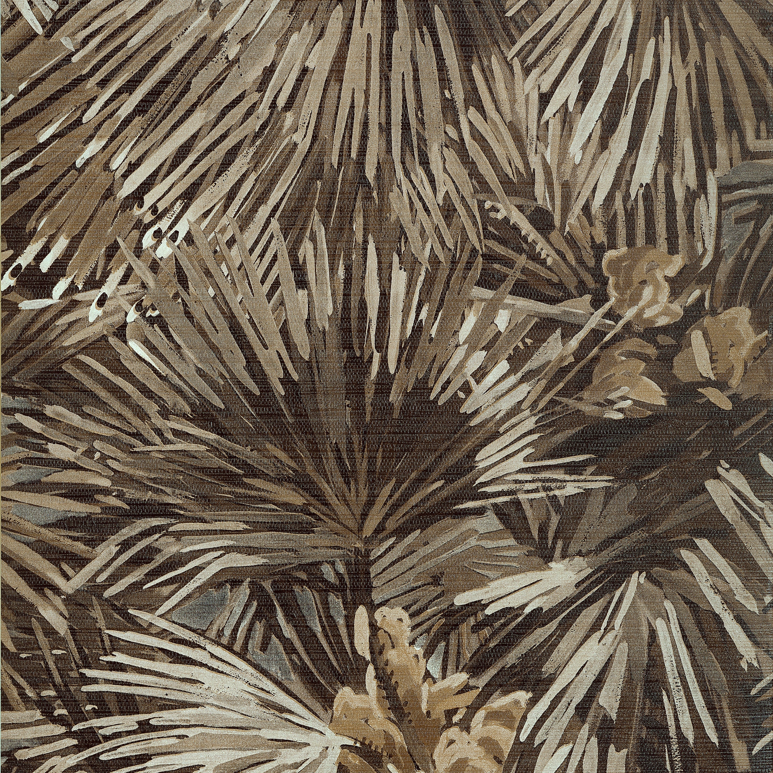 Palmier - Brown Wallpaper