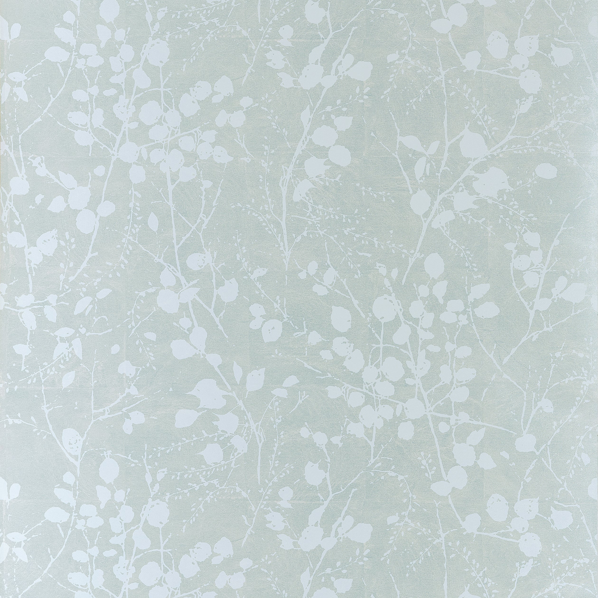 Katamari Bud - Powder Blue and White Wallpaper