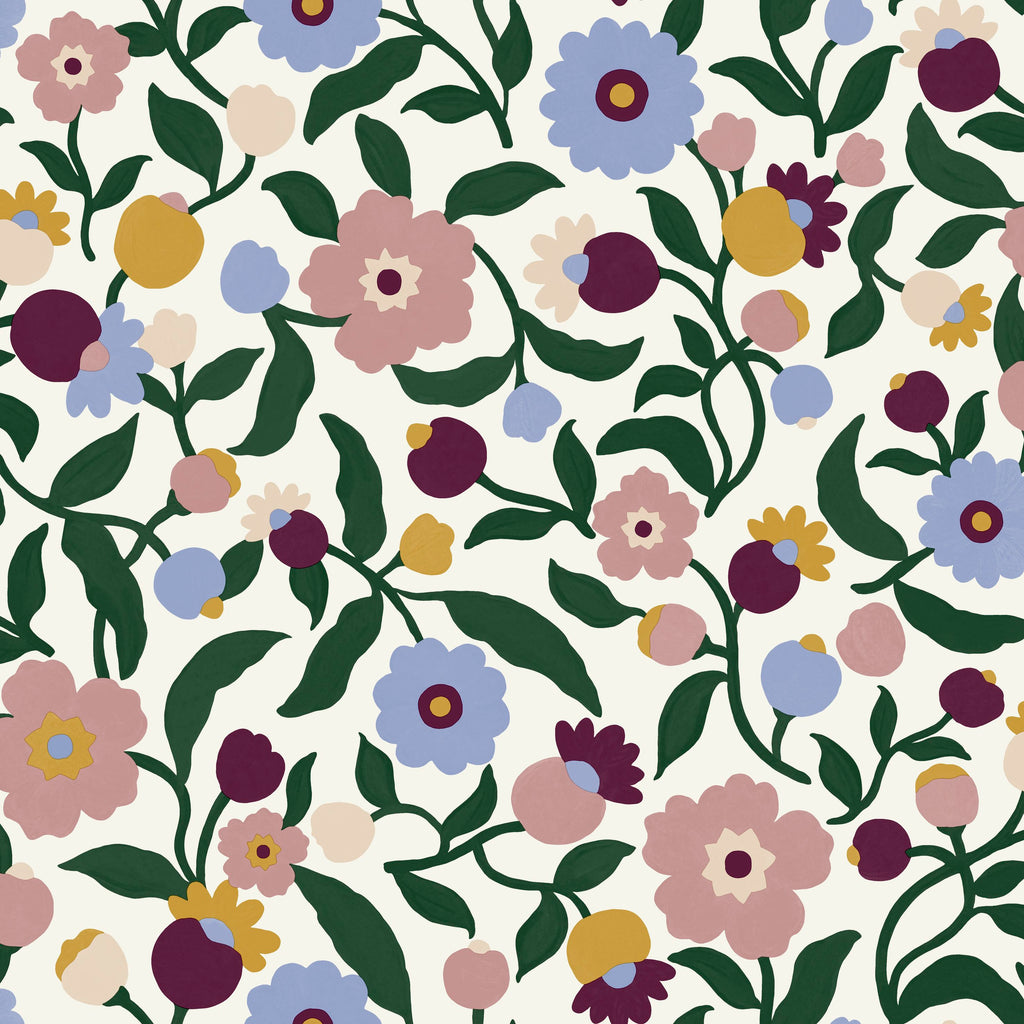 Capucine - Violet Wallpaper