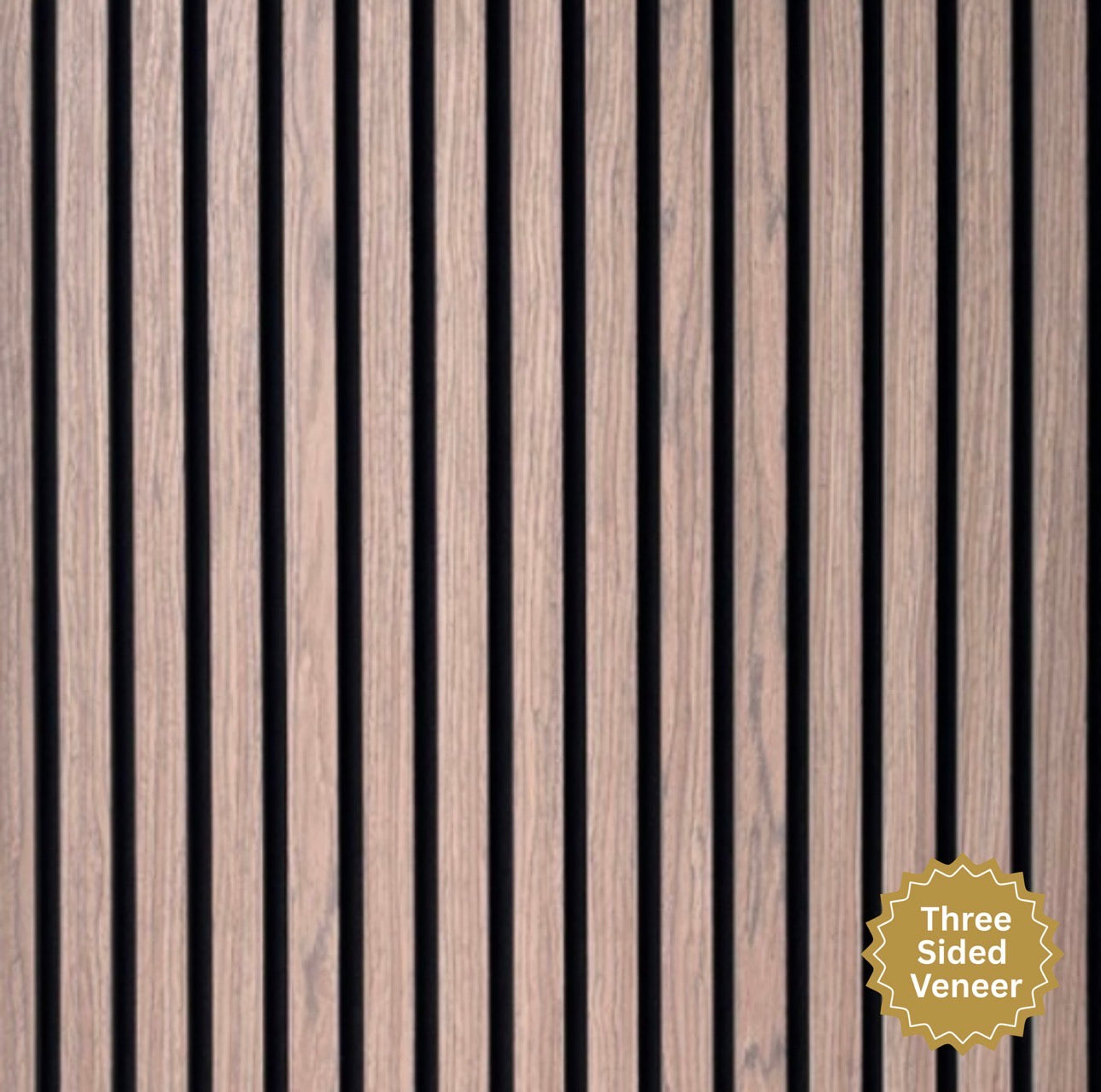 Walnut Acoustic slat wall panel