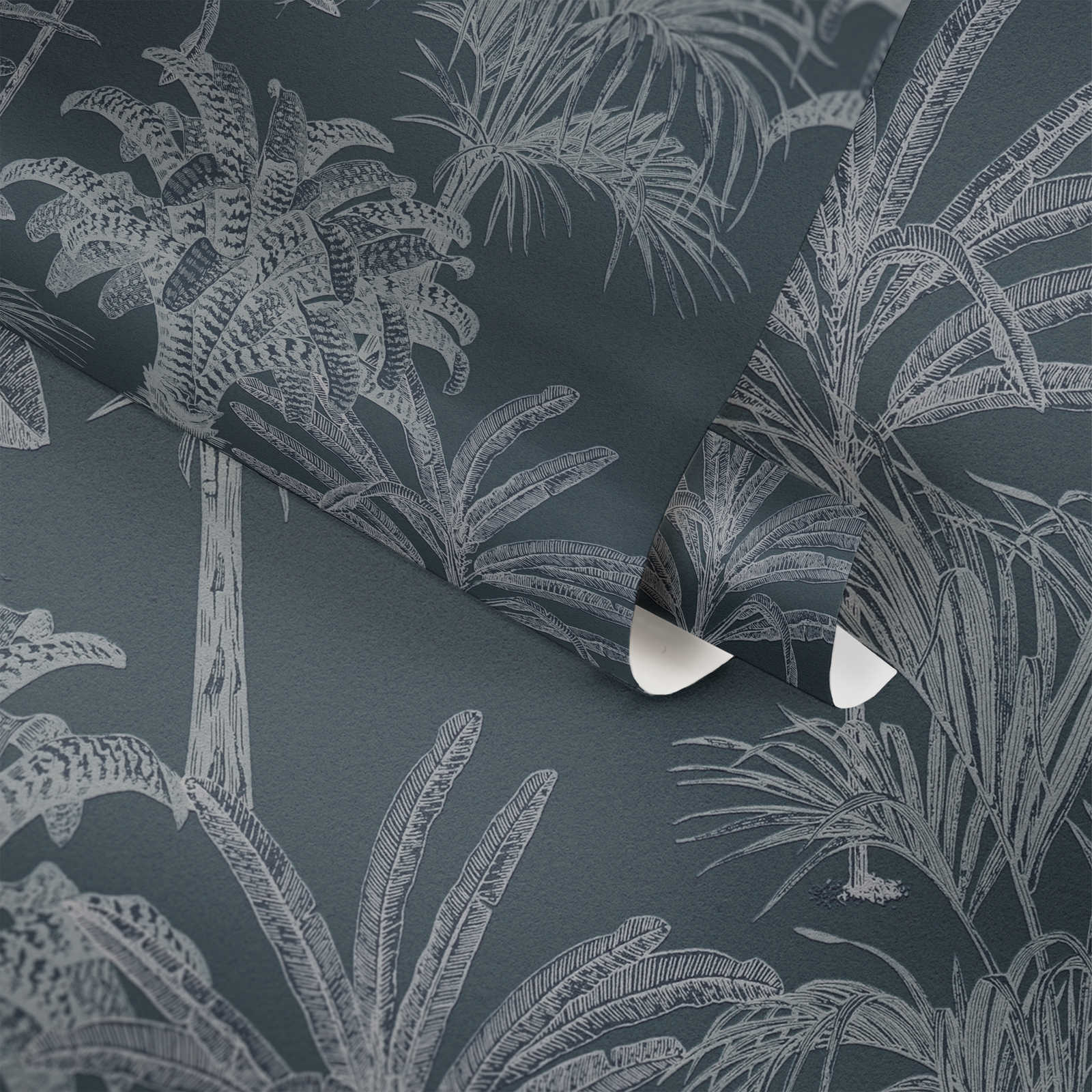 Gamobi - Black Floral Wallpaper