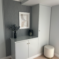 Silver Oak acoustic slat wall panel